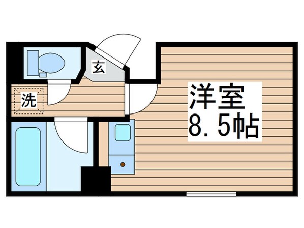 シンエイ第8東船橋マンションの物件間取画像